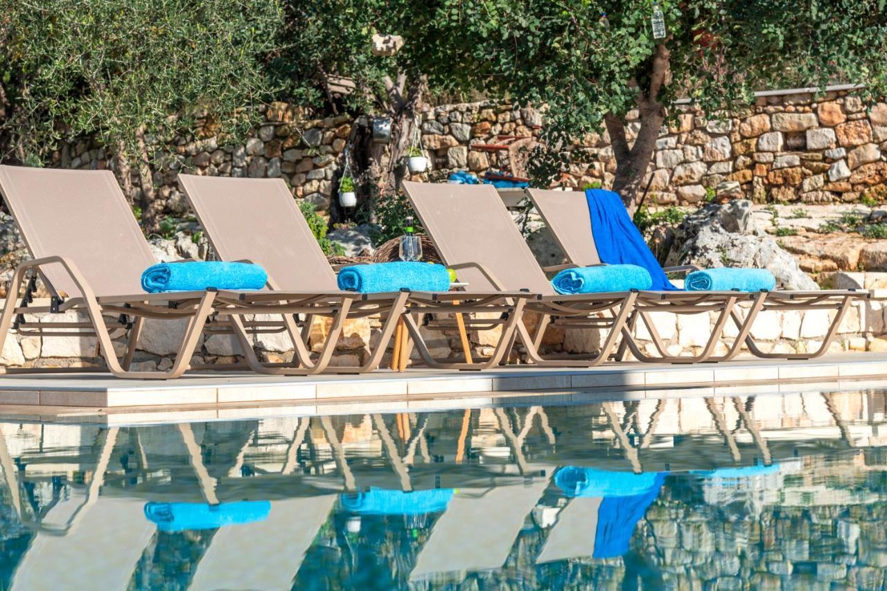 Cretan Lux Villa Heated Pool Gavalochori Exterior foto