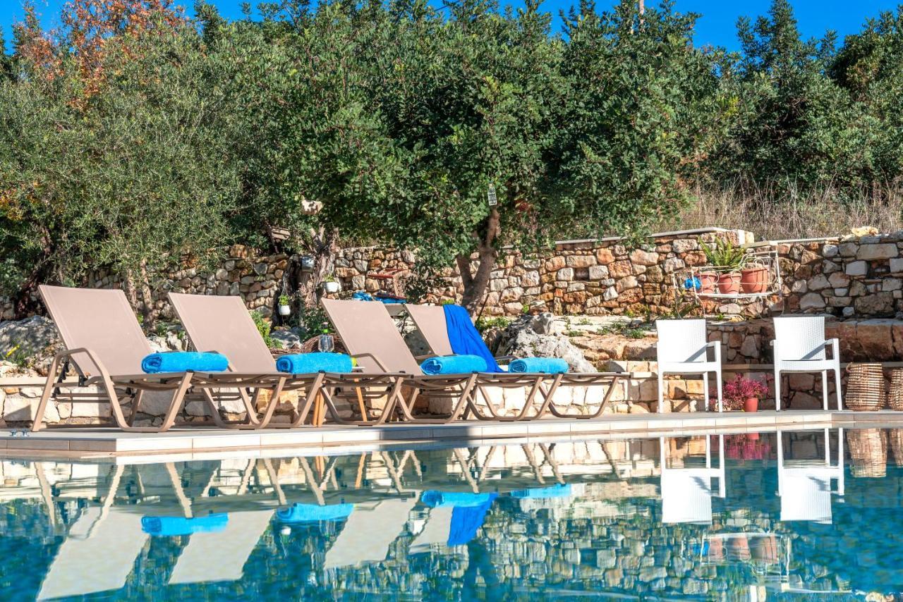 Cretan Lux Villa Heated Pool Gavalochori Exterior foto