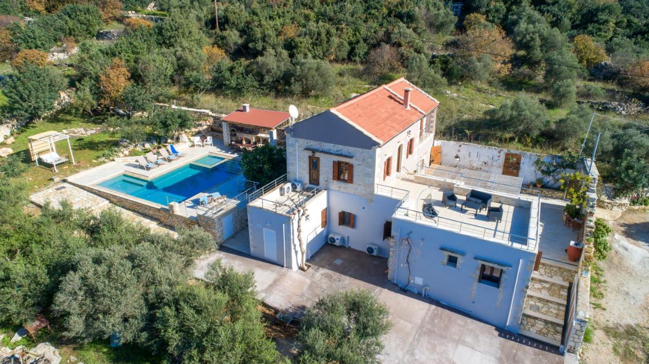 Cretan Lux Villa Heated Pool Gavalochori Exterior foto