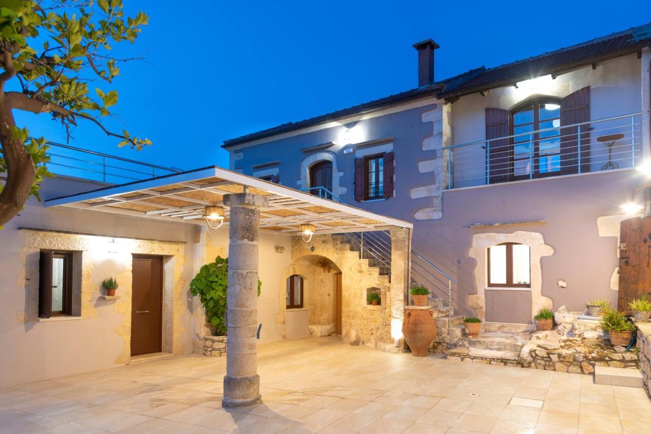 Cretan Lux Villa Heated Pool Gavalochori Exterior foto